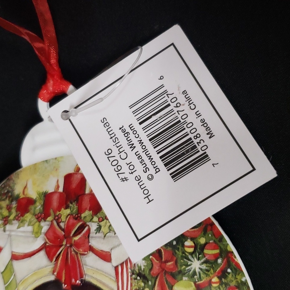 Brownlow Gifts Metal Ornament, "Home for Christmas" by Susan Winget - Picture 3 of 4